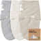 3-Pack Organic Swaddles for Newborns, Baby Sleep Sacks 0-3 Months - Baby