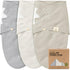 3-Pack Organic Swaddles for Newborns, Baby Sleep Sacks 0-3 Months - Baby