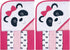 Luvable Friends Unisex Baby Hooded Towel with Five Washcloths, Panda, One Size