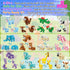 12 Packs 122 LINAYE Building Blocks Party Favors - Pcs Birthday Party Favors Supplies with Goodie Bags, Animals