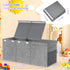40"x14"x16", Mabahoo Extra Large Toy Box Chest with Lids, Collapsible Sturdy Kids Toy Storage Organizer Boxes for Boys
