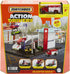 Matchbox Cars Playset - Action Drivers Helicopter Rescue & 1:64 Scale Toy Ambulance, Connects to Other Sets