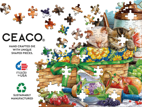 Ceaco - Kittens in a Basket - 300 Piece Jigsaw Puzzle
