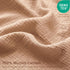 2 100% (28" 52"), Konssy Muslin Crib Sheets PCS Cotton Baby Crib Sheets for Standard Crib Mattress x Soft
