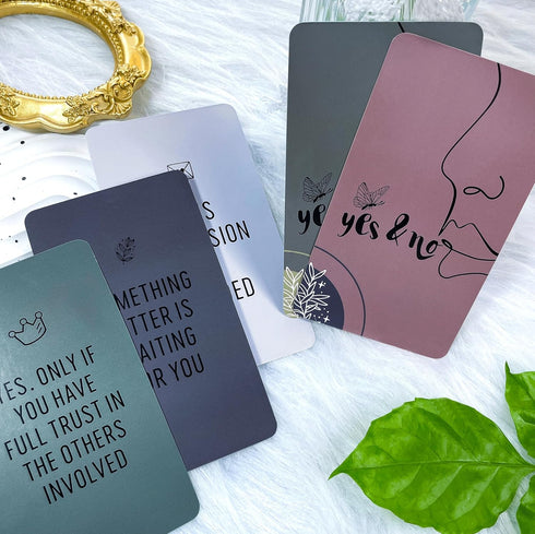 Yes No Oracle Cards Deck, Intuition Oracle Cards for Beginners, Simple and Direct Answer Cards
