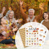 Fall Bingo Game Cards, Autumn Bingo Games for Adults, Thanksgiving Party Birthday Decor Favors