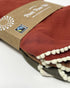4-Way 8 Kishu Baby Indi - Fairtrade Organic Baby Bibs for Girls or Boys - Rounded, Reversible, Layer Muslin Drool Bibs