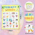 Foosproea Summer 24 Summer Summer Decorations(20) Bingo Cards, Hawaiian Bingo Games for Players, Games for Family