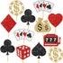 14Pcs Casino Party Centerpiece Sticks, Glitter Las Vegas Party Decorations for Casino Theme Birthday and Baby Shower