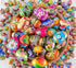 Importer AM Set 6 Polish Easter Hand Painted Wooden Eggs (Pisanki) Decorative Eggs for Easter of Medium Eggs