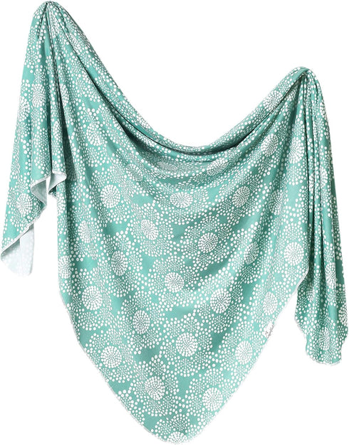 Copper Pearl Large Premium Knit Baby Swaddle Receiving Blanket Jane