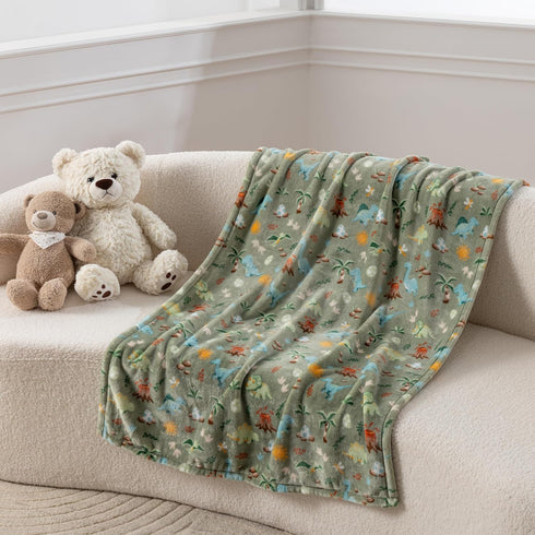 30 40 Berkshire Velvetloft Baby Blanket Warm Fleece Nursery Throw, Toddler Blanket for Crib, Stroller, and Travel