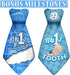 Baby Monthly and Holiday Milestone Sticker Ties by TurtleSurfers - 20 Different Designs for Baby Boys