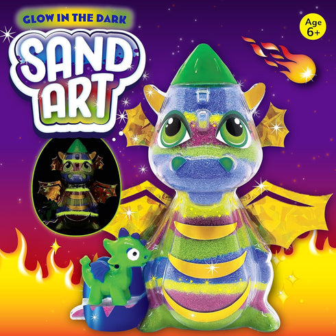 6+) Creativity for Kids Sand Art Kit for Kids: Dragon - Arts and Crafts for Kids, Small Spring Crafts (Ages