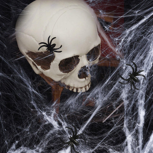 AOSTAR Halloween Spider Webs Decorations, 700sqft Indoor & Outdoor Spooky Webbing with 50 Fake Spiders