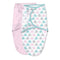 SwaddleMe Original Swaddle Size Small, 0-3 Months, 2-Pack (Pink Polka Whale)