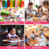 144-Pack (576 4-Pack THE TWIDDLERS Mini Crayons in Bulk Total) - Crayon Boxes for Kids Party Favors, Restaurant