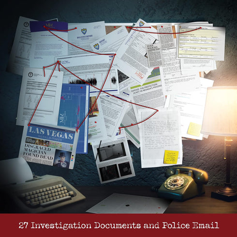 Unsolved Murder Mystery Game - Cold Case Files Investigation, CRYPTIC KILLERS Detective Evidence