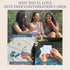 Daily Dopamine Dive Deep Conversation Cards - Get to Know Each-Other Ice-Breaker - Deep & Meaningful Conversations