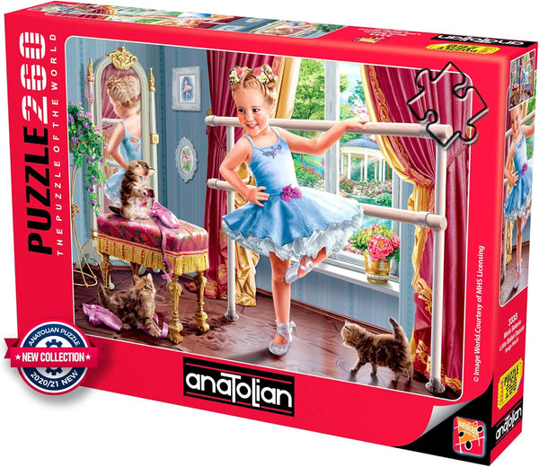 Anatolian Puzzle - Little Ballet Dancer - 260 Piece Jigsaw Puzzle #3333, Multicolor