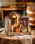 Rolife DIY Miniature House Kit, Mini Wooden Dollhouse Kit for Adults to Build, Tiny House Mayberry Street Miniatures