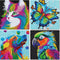 Libfx 4 PCS Diamond Art Kits for Kids - Diamond Art for Beginners, Girls and Boys Ages 8-12 (Parrot-Cat)