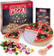 Let's Make a Pizza - Pretend Food Playset with 4 Wooden Pie