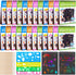 POKONBOY 24 Pack Rainbow Scratch Paper Notebooks, Scratch Note Pads for Kids, Art Party Supplies for Boys and Girls