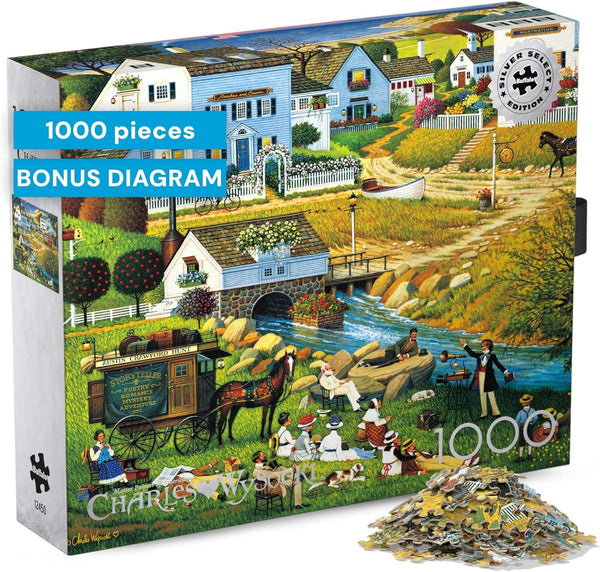 Buffalo Games - 1000 Piece Jigsaw Puzzle Charles Wysocki Hound of The