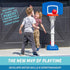 GoSports Tot Shot Toddler Basketball Set, Indoor & Outdoor Toy Hoop with Adjustable Height