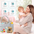 Cute Castle 2 Pack Diaper Caddy Organizer - Portable Baby Caddy Organizer with Handle, Nursery Storage Bin and Car
