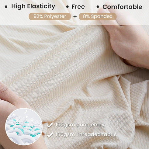 lasoftan 40 30 inches, 2 Jersey Unisex Swaddle Blanket, Ultra Soft Stretchy Receiving Blanket, Newborn Swaddle Wrap