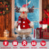 Electric Reindeer with Singing, Dancing, Christmas Animatronics Musical Reindeer, Christmas Plush Doll, Xmas Gift