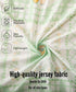 Girls,52x28x8,2 Pack,Neutral SDY Jersey Floral Crib Sheets for Baby Boys and Green Flower Standard Oval/Retangle Crib