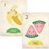 Counting 1-10, Children Inspire Design Nursery Decor, Fruits Cards, Number Flash Cards Kid's Decor, Eco-Friendly Print