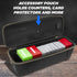 CASEMATIX Card Case Holder for Trading Cards - 1000 Card Game Case with 5 Removable Dividers and Shoulder Strap
