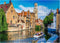 MyPuzzle Historical City Center with Canal in Bruges - Premium 500 Piece Jigsaw Puzzle for Adults