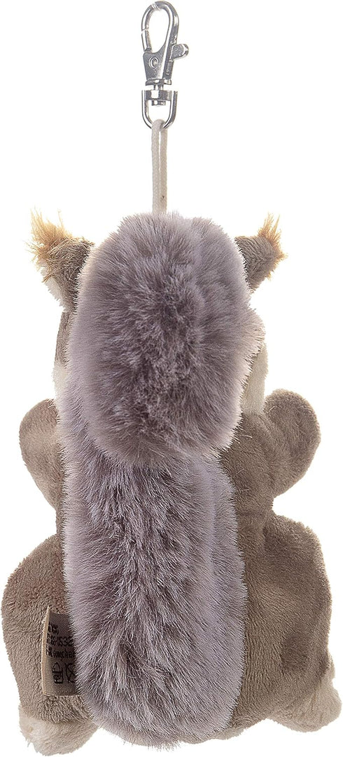 Dilly dudu Squirrel Stuffed Animal Plush Keychain, 4-Inch
