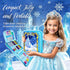 Washable Fruit Scented Markers Set, 53 PCS with Frozen Princess Castle Pencil Case, STEM Toys for Girls