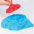 Kinetic Sand Sandbox Set, Kids Toy with 1lb All-Natural Blue and 3 Molds, Sensory Toys for Ages 3 and Up