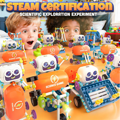120+ 5-7 8-13 120-in-1 5 6 7 8 9 10 11 12 (8025E) SMILESSKIDDO Science Kits for Kids Age | STEM Toys for Ages | Robot