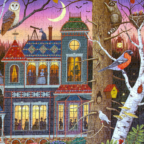 1000 23" 23" eeBoo Piece Puzzle - Alchemist's Forest Jigsaw Puzzle for Adults, Square x Made with Recycled Board