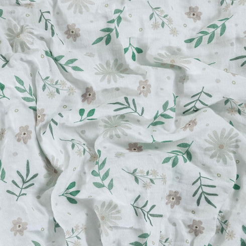 1-Pack,100% Sheet,Pack 24x38 Dreamology Mini Muslin Crib Sheets Girls,Boys,Super Soft,Breathable Cotton Muslin Crib
