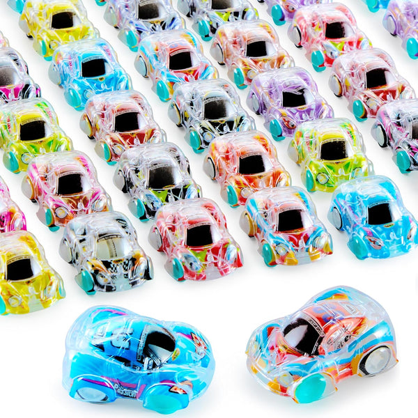 JOYIN 50 Pcs Mini Pull Back Cars, Bulk Toy Cars Party Favors