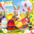 24PCS 3D Drofex Easter Printed Dragon Eggs, Prefilled Easter Dragon Egg with Dragon Toy for Basket Stuffers, Goodie Bag