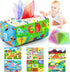 Baby Tissue Box Toy, Soft Crinkle Sensory Toys for Infant Toddlers, Montessori Toys for Babies, Gifts for 1 Year Old