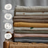 Denmark Muslin Swaddle Blankets, 100% Organic Cotton Super Soft Baby Swaddle, 47’’ x 47’’ (Natural Stripe)