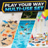 16 Playset Liberty Imports Bucket of Ocean Sea Animals Toys - PCS Large Underwater Deep Sea Creaures, Realistic Soft