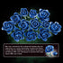 Set, Blue Rose Bouquet Building Compatible with Lego Flowers for Adults - Botanical Collection Gift for Valentines