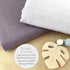 MOZAH 100% 2 Pack Organic Muslin Swaddle Blankets - Cotton for Girl and Boy - Receiving Blanket - of Baby Swaddle